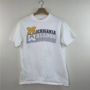 Vintage Michigania University Of Michigan Walloon Lake Shirt